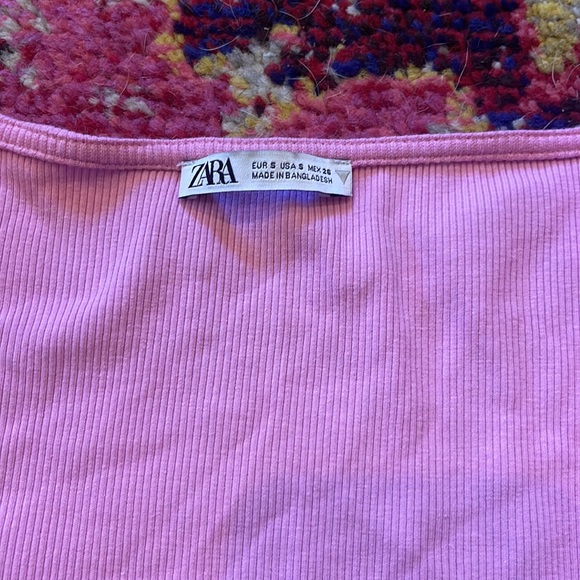 Pink Zara crop top - Picture 2 of 2